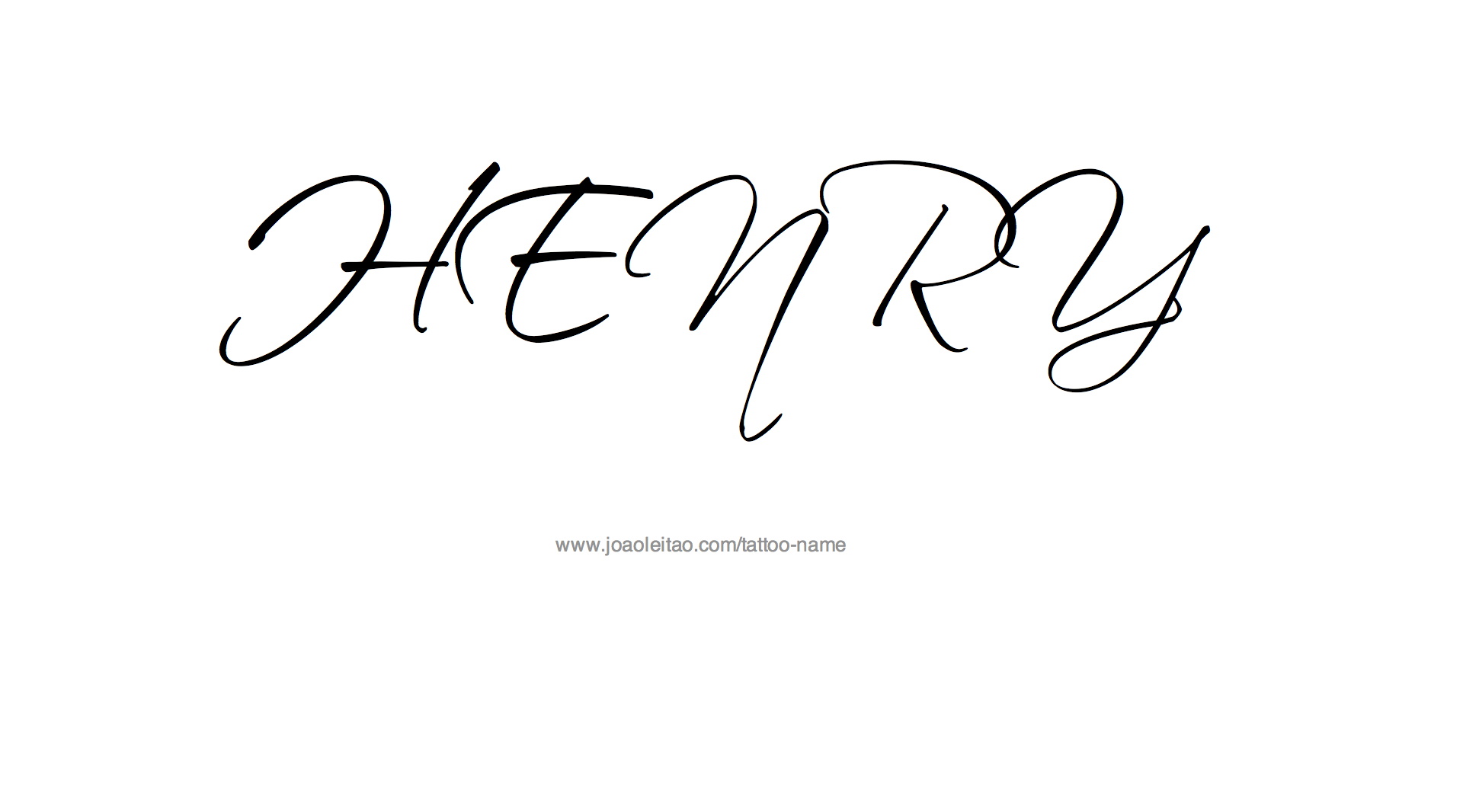 Henry Name Tattoo Designs